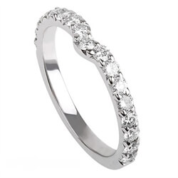 Picture of Notch diamond eternity ring