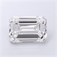 Picture of Lab Grown Diamond 4.06 Carats, Emerald with  Cut, E Color, VVS1 Clarity and Certified by IGI